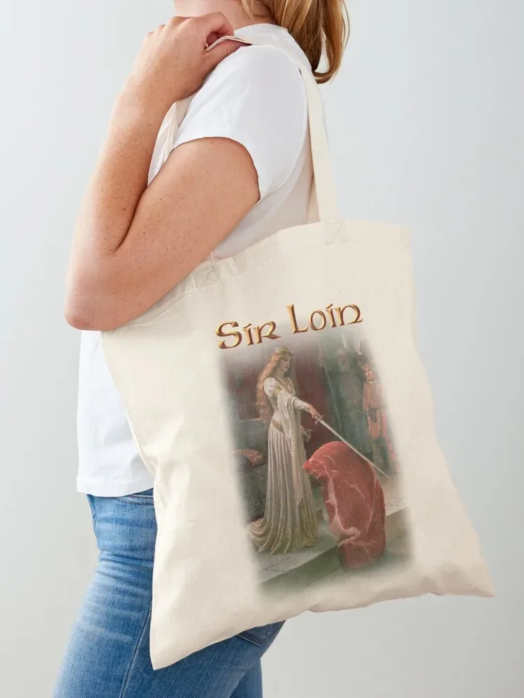 

Sir Loin Steak Tote Bag bag for beach Portable shopping bag tote women large size bags