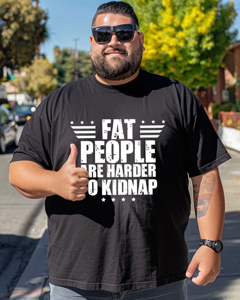 Plus size men's T-shirt 