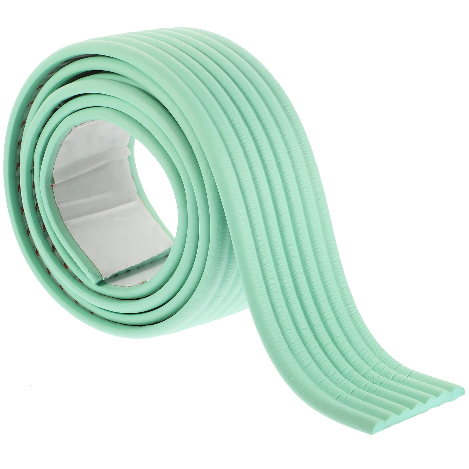 

W-Shaped 2M Long 8mm Thick NBR Rubber Wall Protector Bumper Strip Table Nursery Corner Protectors Stair Edge