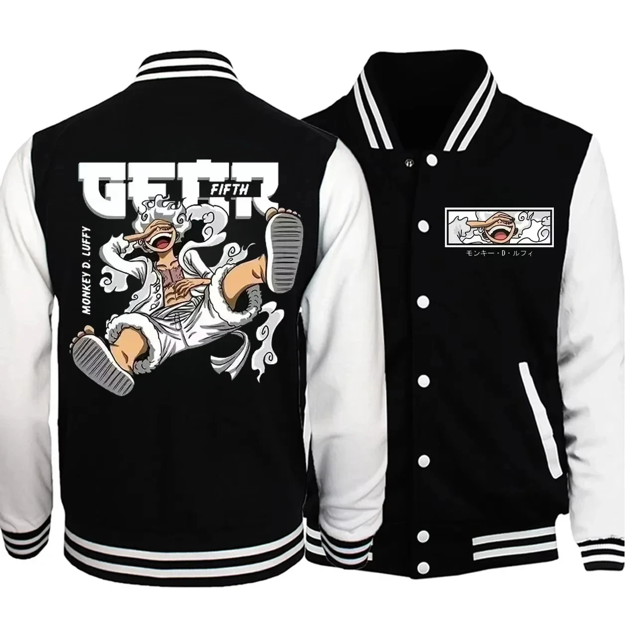 

2025 New Fashion ONE PIECE Baseball Clothing High Quality Baseball Jacket Men's Casual Trendy Autumn and Winter Top Clothing