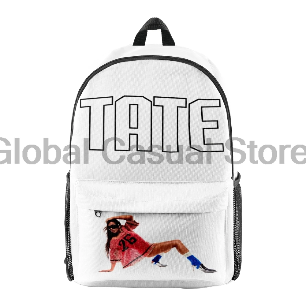 Tate McRae Merch Backpack 2024 Think Later Tour Women Men Rucksack Fashion Travel Bag Casual Daypack