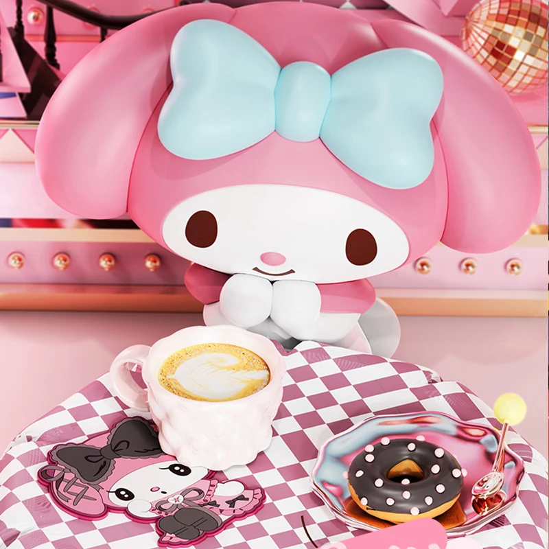 Sanrio Cartoon Cute Alien Cup Mat Kuromi Melody Hangyodon Insulated Anti Slip Water Cup Mat Room Decoration Kawaii Gift