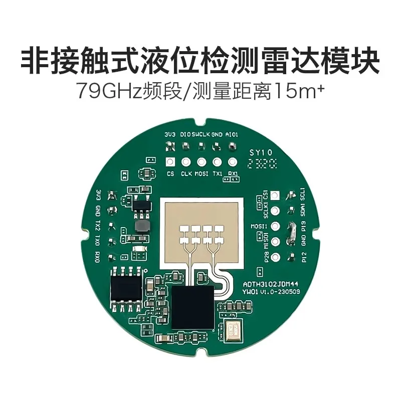 Hi-Link HLK-LD8001 79G milimetrowej fali czujnik detektora poziomu cieczy moduł radarowy bezkontaktowy o wysokiej precyzji w zakresie 15m LD8001