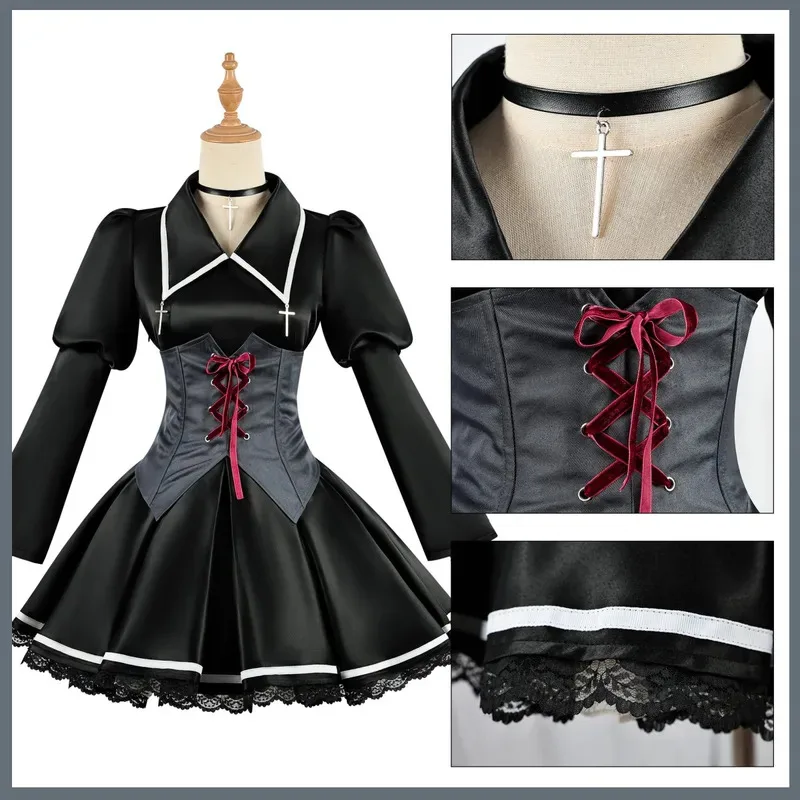 2025 aaa Anime Shugo Chara Utau Tsukiyomi Ikuto Cosplay disfraz vestido negro abrigo uniforme peluca hombre mujer Sexy Bal enmascarado