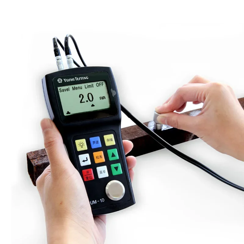 

YUSHI Portable Ultrasonic Pipe Thickness Gauge Digital Wall Thickness Testing Meter XZ998
