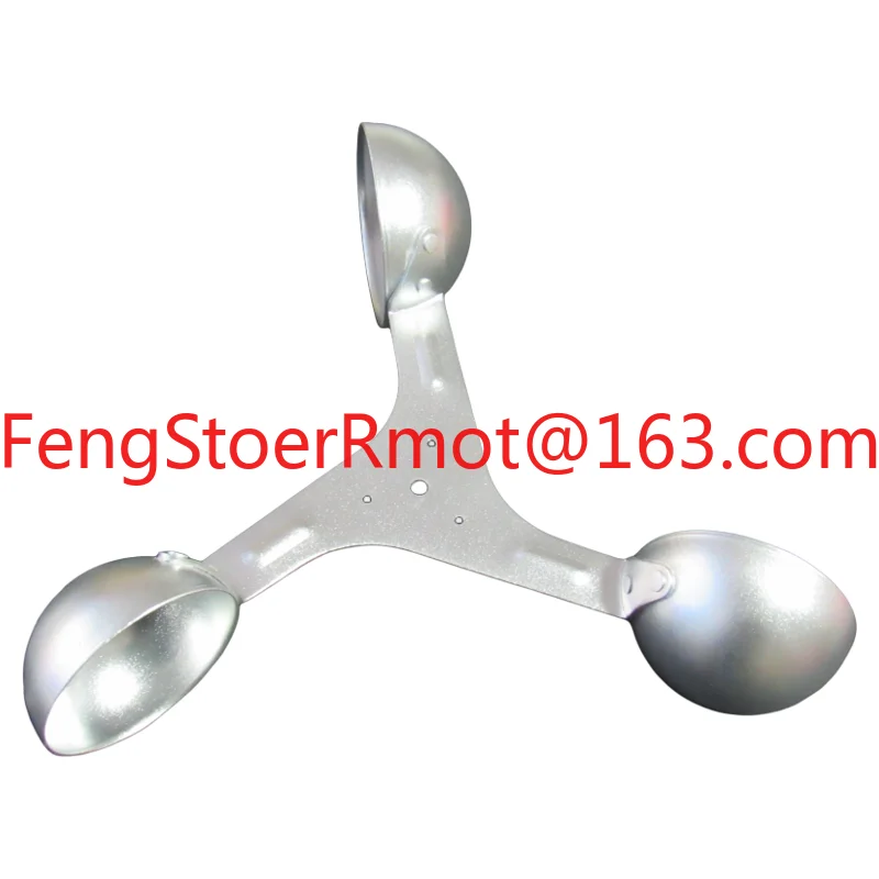 Velocity Meter Anemometer Shell Aluminum Alloy Wind Cup Windmill Meteorological Monitoring Anemometer Small Vane