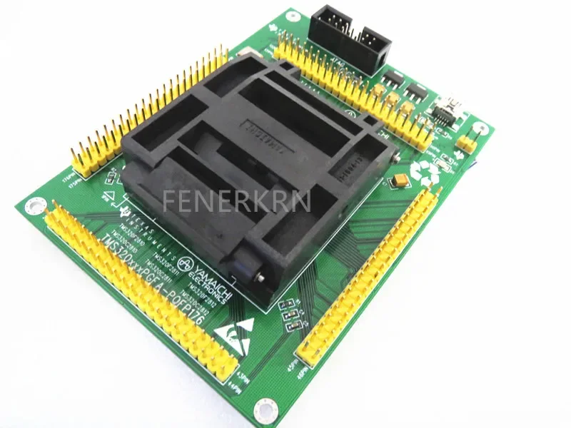 DSP-TMS320F28375 2812 28335 banco de teste de soquete de teste de assento de teste IC