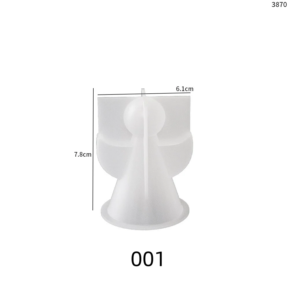 راتنج الايبوكسي ديي حجم الملاك 3D الجص ، شمعة رائحة ، قوالب السيليكون