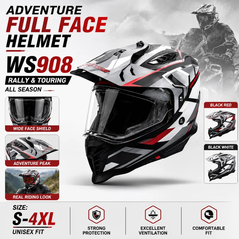 Motorcycle Helmets - Motorcycle Helmet Rally Helmet Motorcycle Brigade