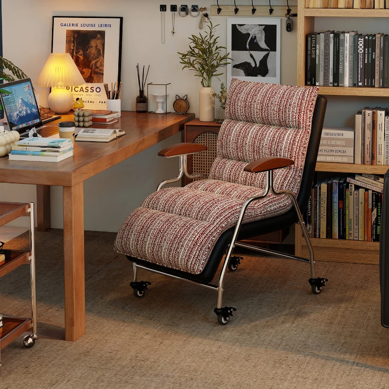 

Computer chair, sedentary and comfortable reclining back office chair for home use