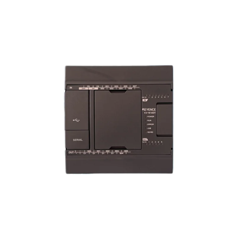 KEYENCE KV-N14DT KV-N14ATP PLC Programmable Controller Basic Unit DC Power Supply Type Used for Limit Interlocking in Stock