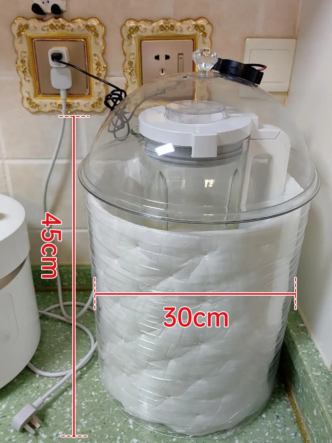 Soundproof Hood for Blender & Soymilk Maker, Noise Reduction Cover for Household Kitchen Appliance