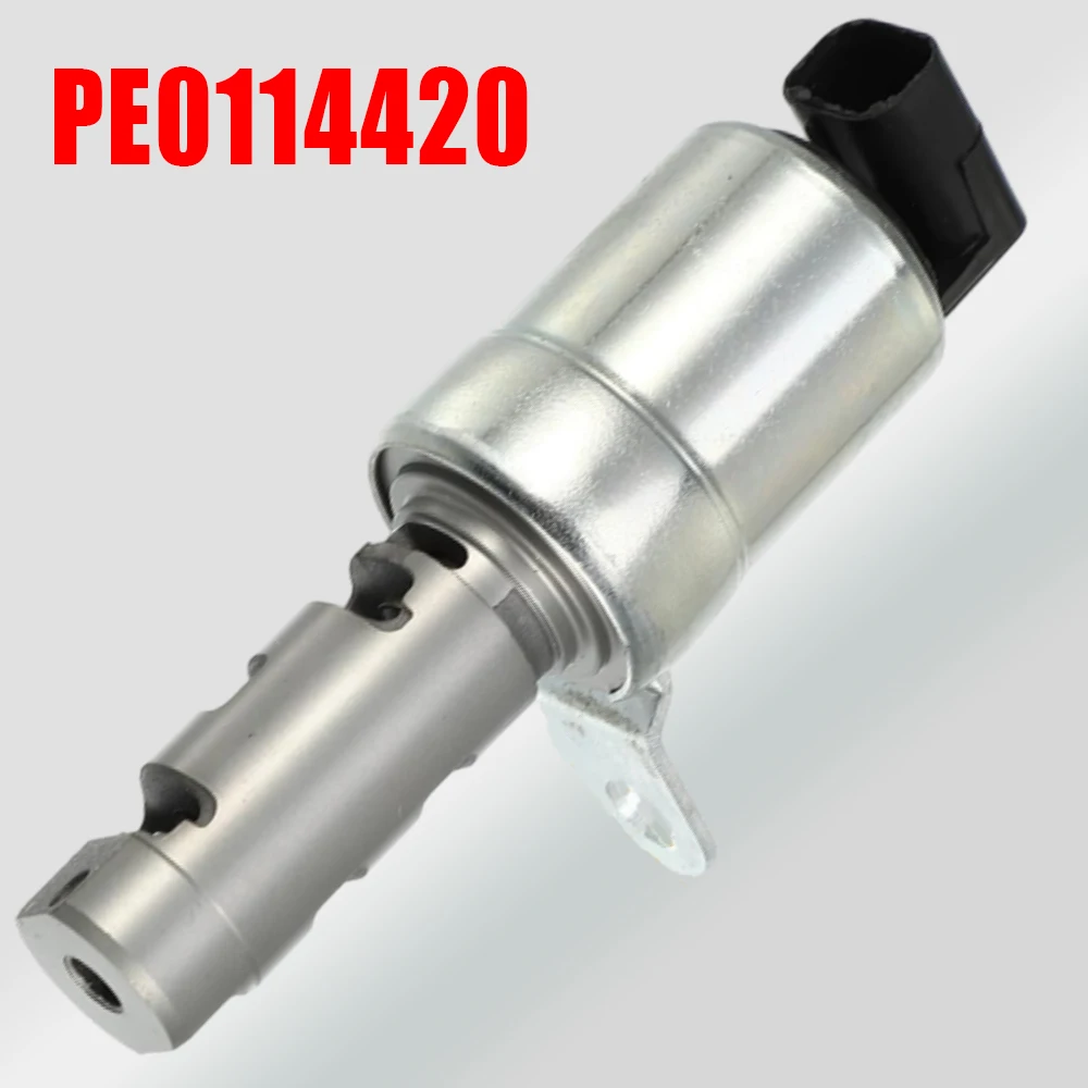 VVT Oil Control Valve Engine Camshaft Variable Timing Solenoid Valve ABS and Metal PE0114420 for Mazda 3 L4 2010-2016 PE0114420A