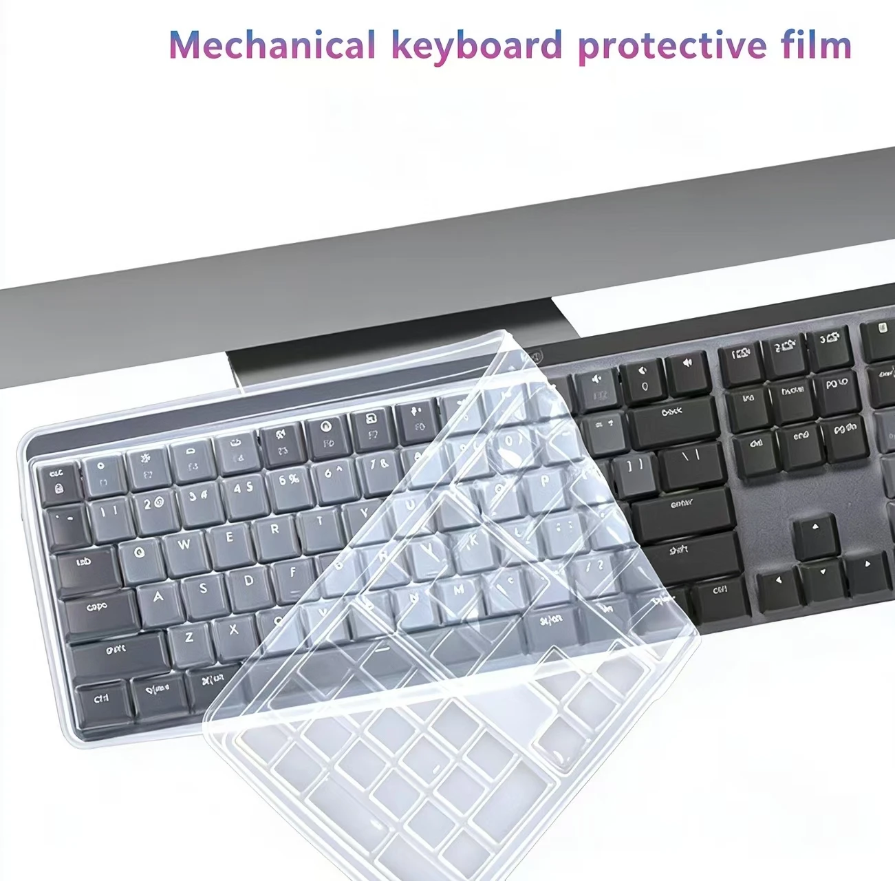 Waterproof Dustproof Liquid Silicone Keyboard Cover Skin for Logitech MX Mechanical & MX Mechanical Mini Keyboard