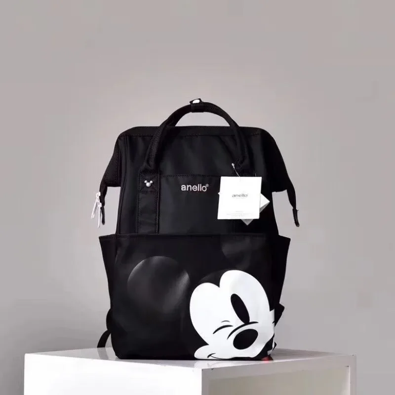 Disney Mickey Mommy Backpack Large Capacity Multi Functional Embroidery Contrast Fashion Personalized Western Style Travel Bag