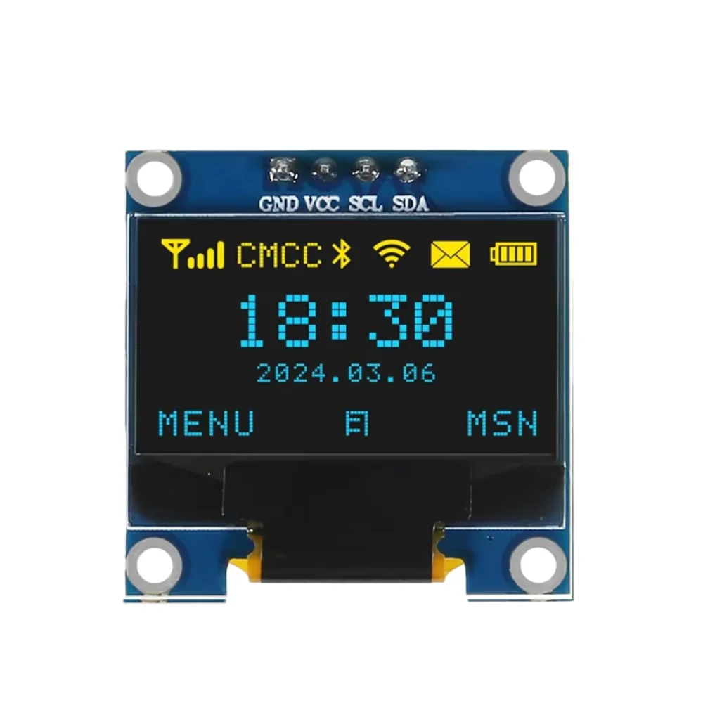 8-1 pcs,Original 1.3 inch OLED IIC Serial White OLED Display Module 128X64 I2C 12864 LCD SSD1306 Screen Board For Arduino