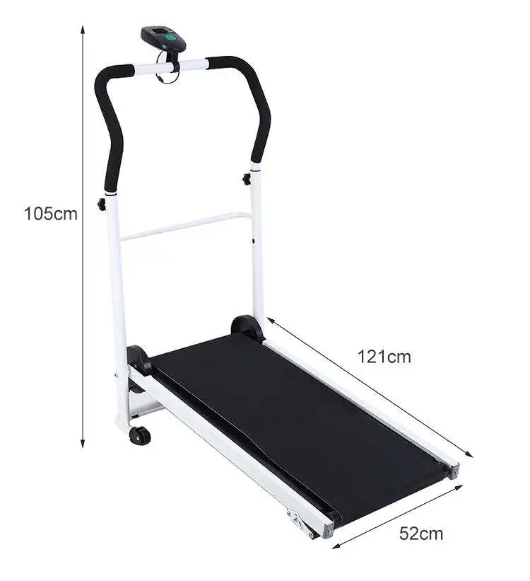 foldable treadmill exercise treadmill treadmill walking with conjoined wriggled plate