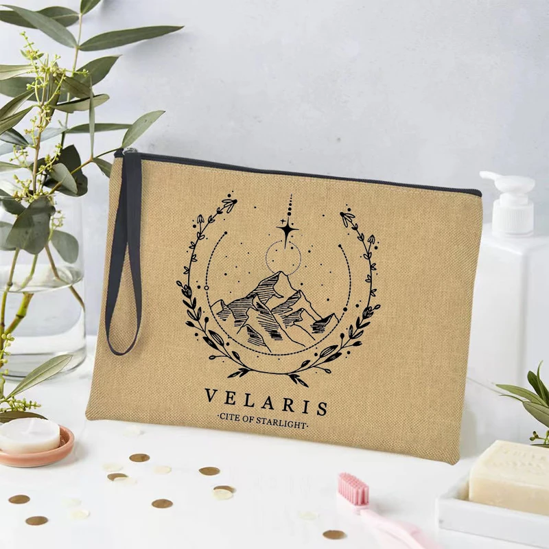 Velaris City of Starlight Bags Organizer The Bat Boys Cassian Rhysand Azriel  Makeup Bag Make Up Pouch Travel Organizer Cases