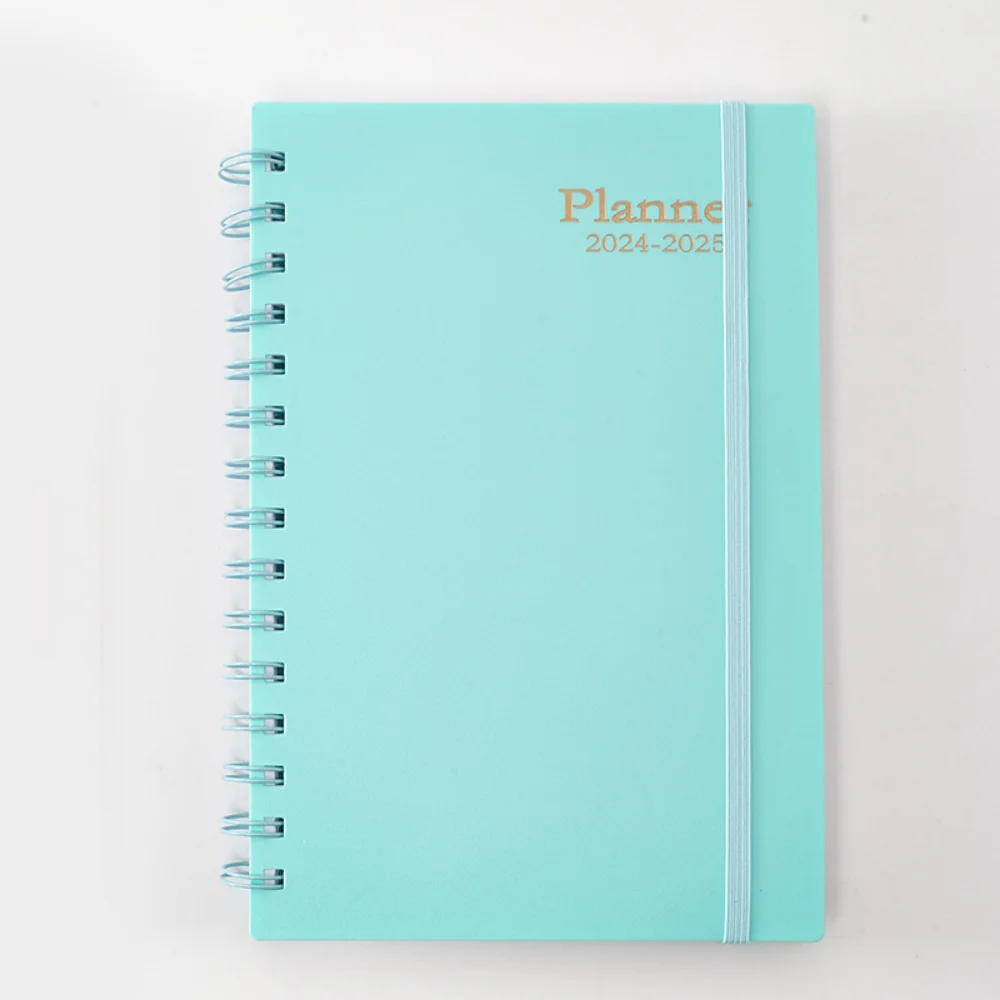 2024-2025 A5 Monthly Planner Notebook Weekly Agenda Routines Notebook For 18 Months Time Management Journal Stationery Supplies