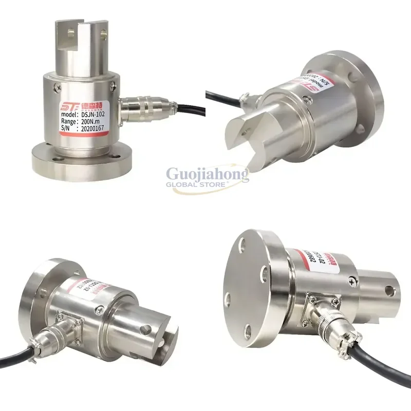 2026 HOT Latest Style Dynamic Torque Meter Alloy Steel static state force torque transducer sensor capacity 1NM 5NM 100NM