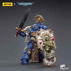 【Accessories】JOYTOY Warhammer 40k 1/18 Action Figures Ultramarines Primaris Captain with Relic Shield and Power Sword Model Toy