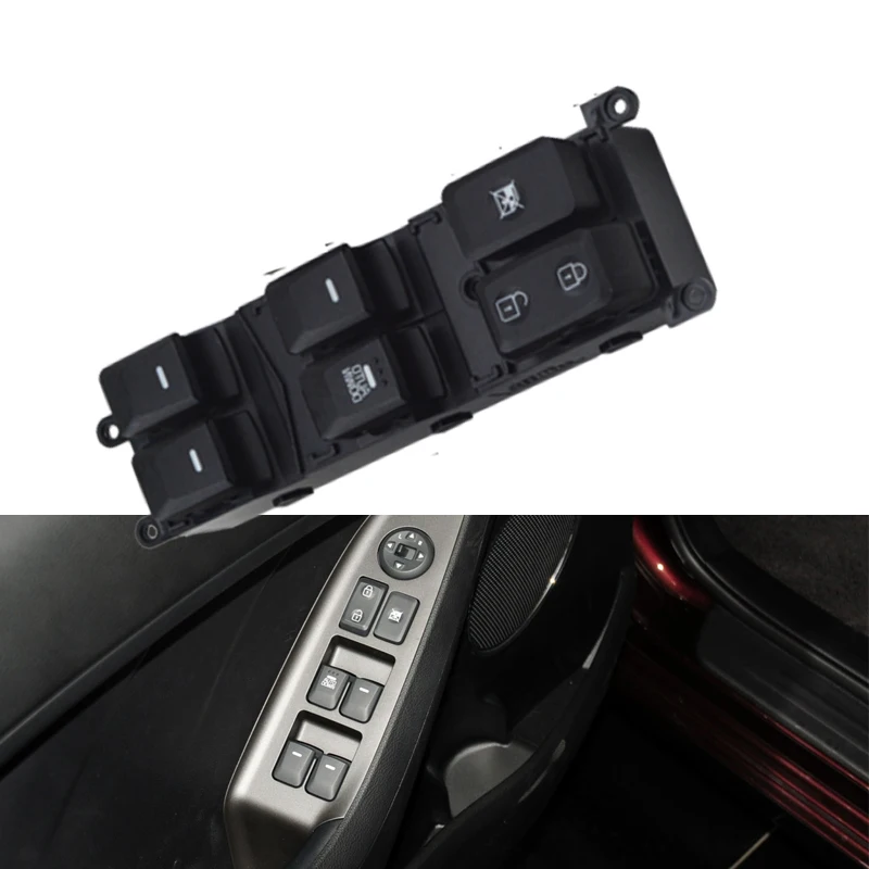 18 Pins Electric Window Master Switch 93570-B5000 93570B5000 For Kia Forte Cerato K3 2014- 2016