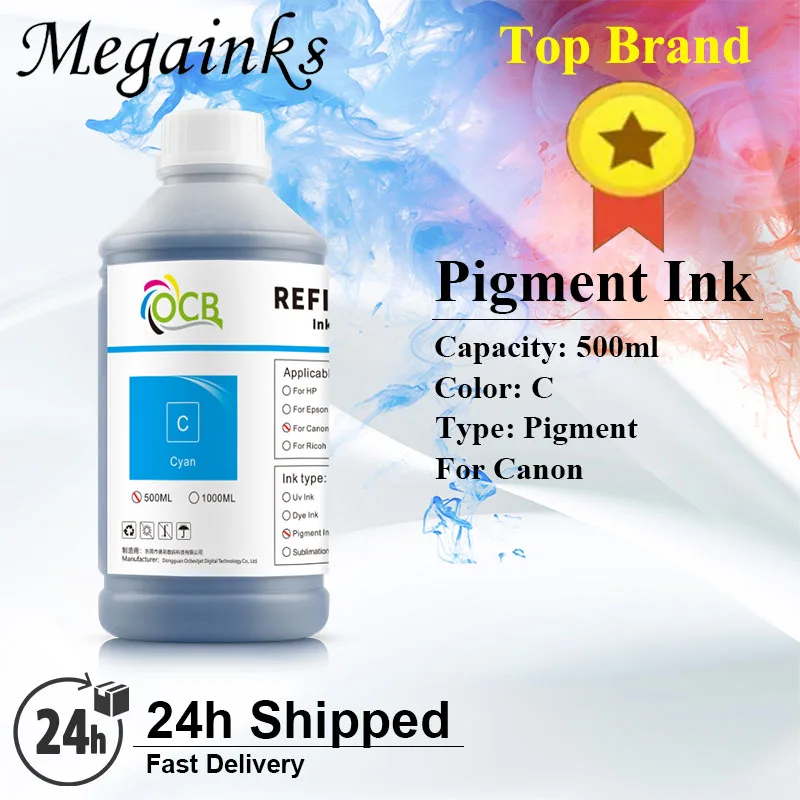 Imagem -02 - Tinta de Pigmento Pfi120 para Impressora Canon Pfi120 para Impressora Cores bk c m y Mbk T200 Tm205 Tm300 Tm305 200 205 300 305 500ml x 5