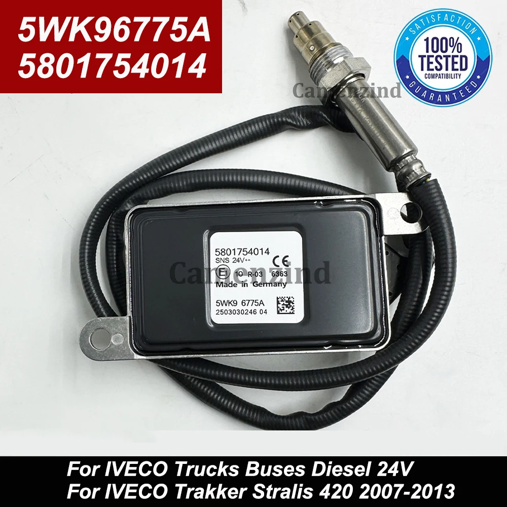 

5WK96775A 5801754014 5WK9 6775A NEW High Quality Chip NOX Nitrogen Oxygen Sensor 24V for I-VECO Truck Part 5801627703 5801754016