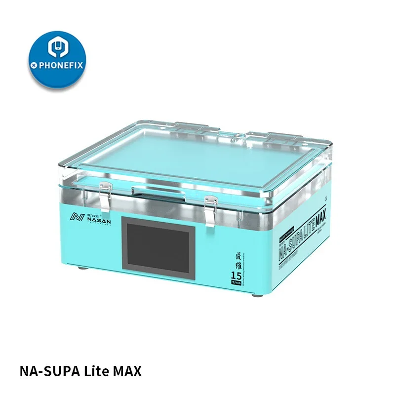 NASAN SUPA LITE LCD Screen Vacuum Laminating Machine For iPhone iPad Samsung Screen Air Bubble Refurbish OCA Defoaming Laminator