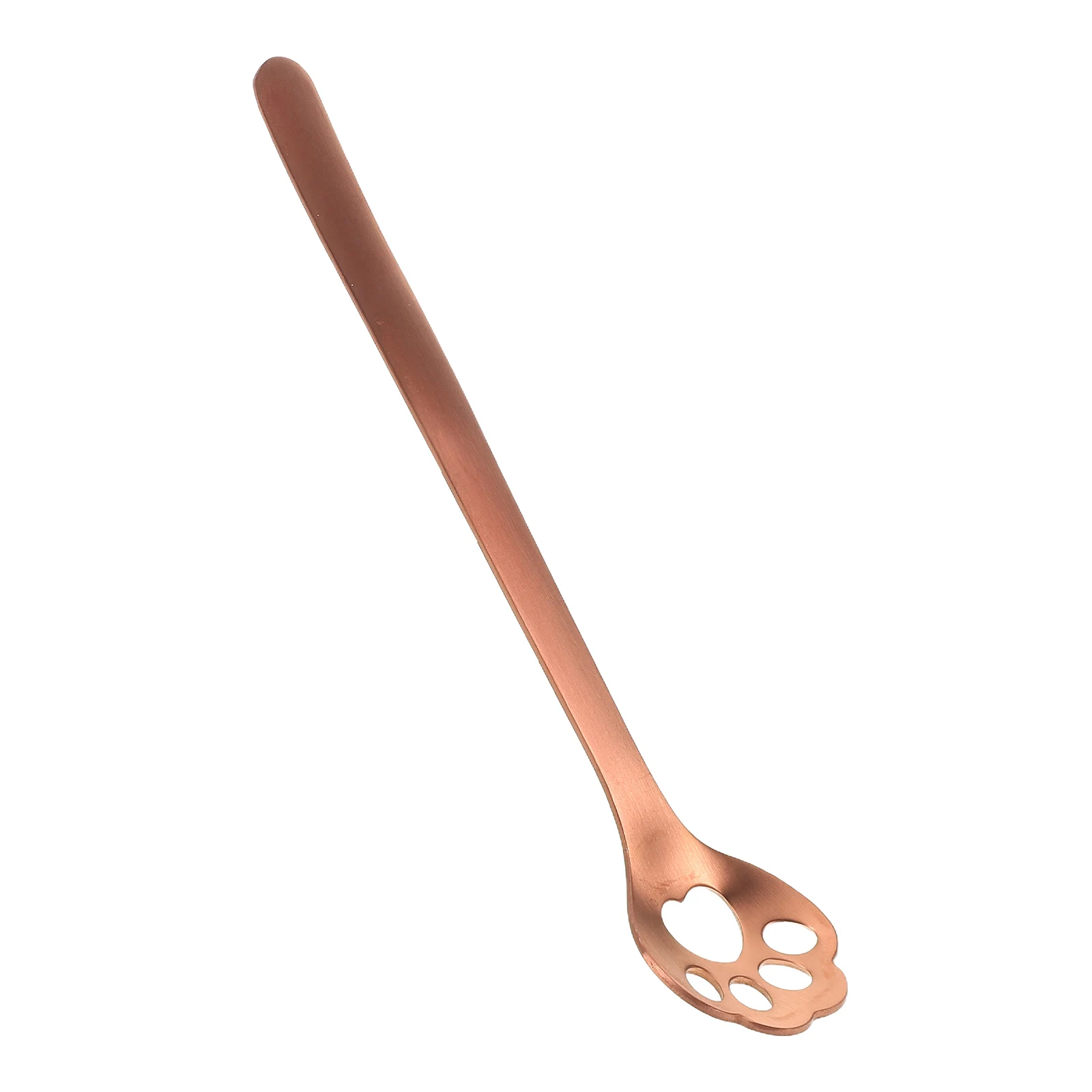 

Cat Paw Coffee Spoon: Long Handle Stirring Spoon For Iced Tea Ice Cream Dessert & Drinks Stainless Steel Stirrer For Coffee Bar