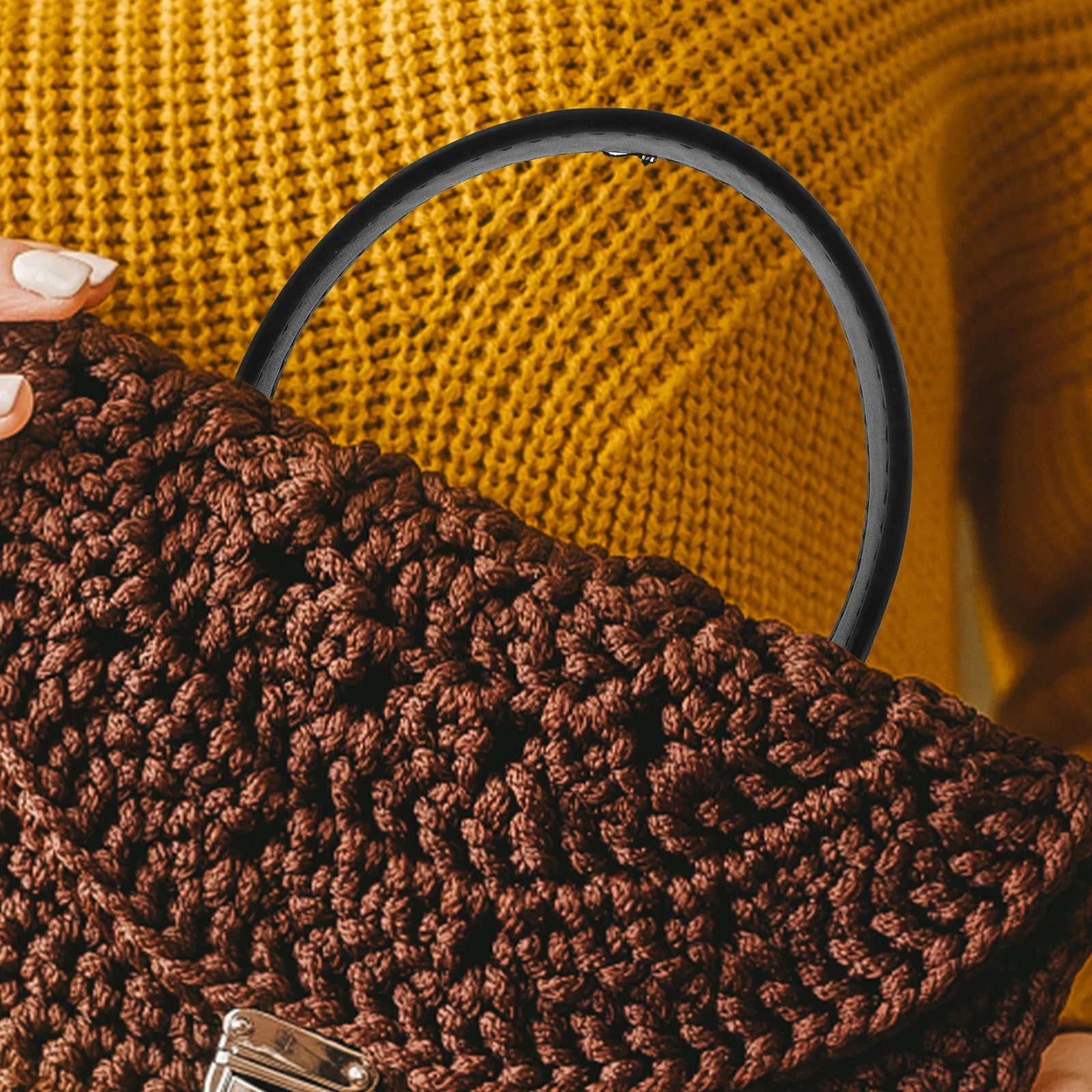 

6pcs Replacement Luggage Handle Diy Tote Bag Handles For Handbag Repair Decoration Bag Making Supplies