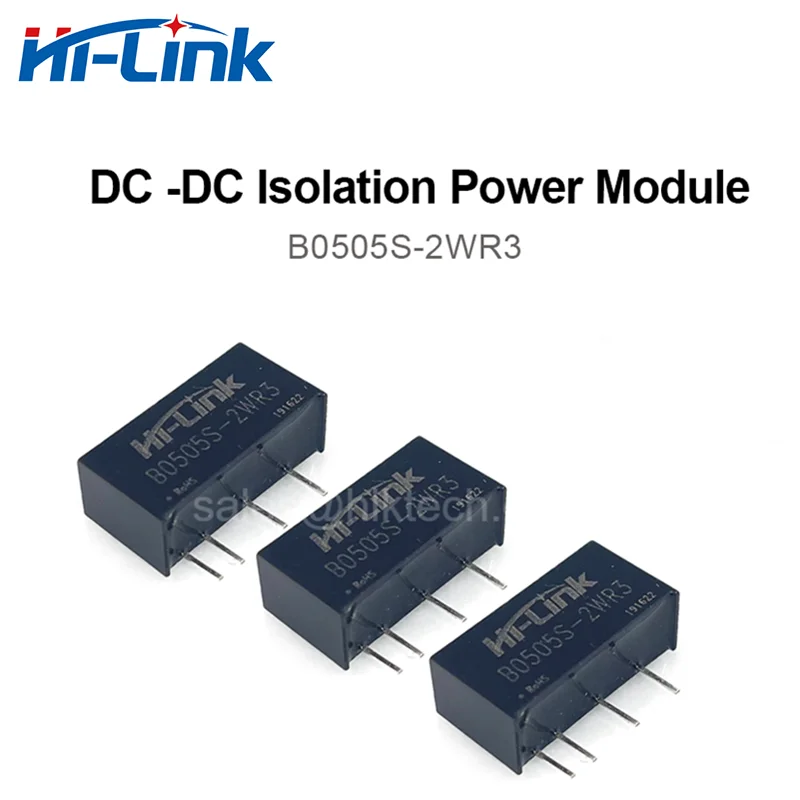 Hilink تيار مستمر/تيار مستمر B0505S-2WR3 5 فولت 4A 2 واط عزل الناتج قابل للتعديل وحدة الطاقة محول PCB المنزلية الذكية UL معتمدة
