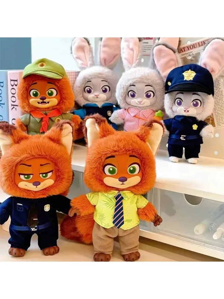 الأصلي Zootopia صندوق أعمى لطيف نيك جودي عمل الشكل أفخم دمية الفينيل صندوق غامض شخصيات كرتونية الكرتون جمع لعبة مجسمة