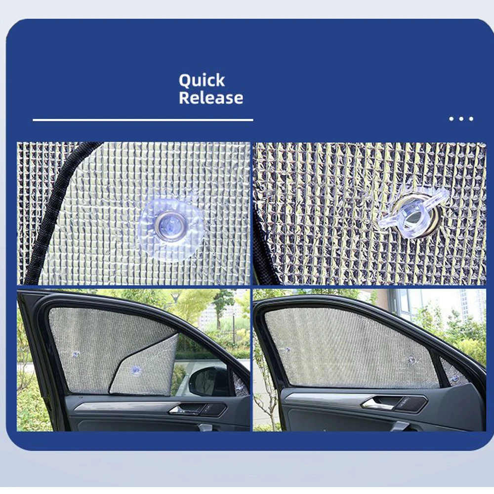 Car Sunshades For Jeep Compass MP 552 2017-2024 2020 Full Coverage Anti-UV Windshield Cover Reflective Visors Auto Accessories view 3