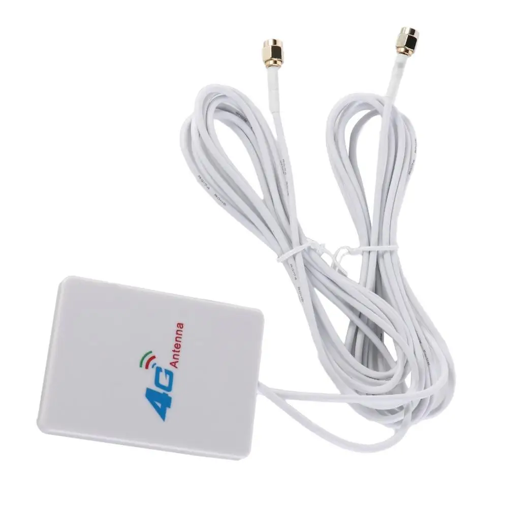 Signal Booster Amplifier 2M Cable Enhanced Signal Signals Aerials Router Adapter External Antenna LTE Antenna SMA Connector