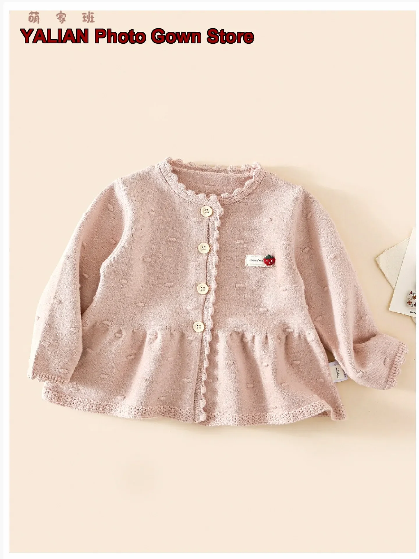 Girls Cardigan Kids Early Autumn Knit Top Casual Stylish Outerwear Newborn Toddler