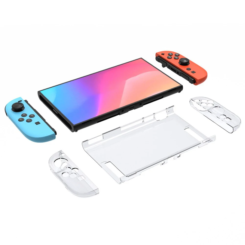 Étui transparent Dockable pour Switch 2, étui de protection mince pour PC, housse de poignée en TPU souple pour accessoires Joy-Con