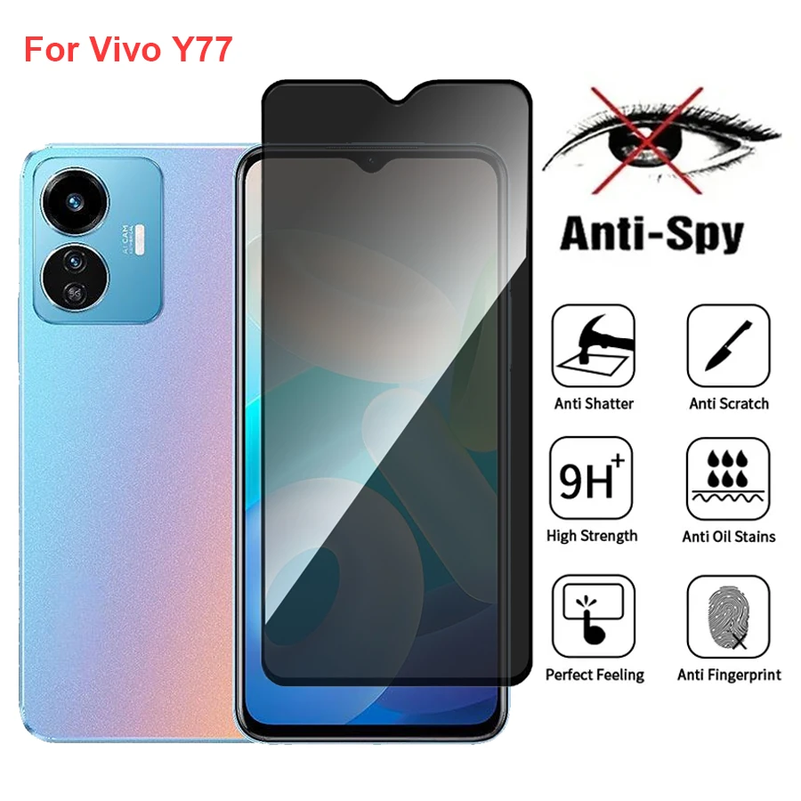 

Для Vivo Y77 V2169 антишпионское защитное стекло из закаленного стекла, совместимая с VivoY77, полное покрытие, пленка для телефона