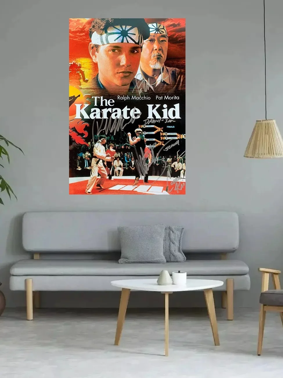 The Karate Kid Movie Autographed Signed, Print Art Canvas Poster, For Living Room Decoration, Home Wall Decor Picture