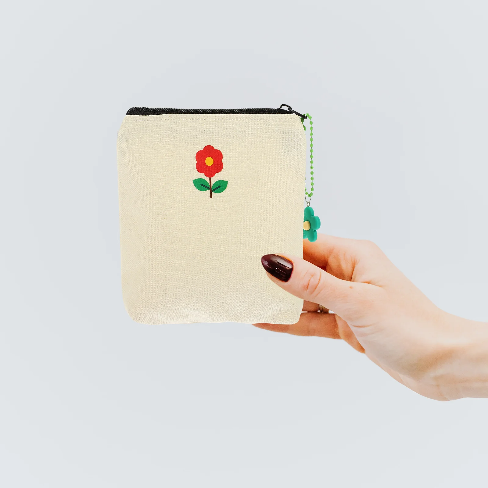 1 pc Canvas Storage Bag Pendant Lightweight Mini Organizer Portable Coin Pouch Wallet Small Size Sail Cloth Practical