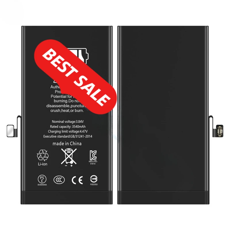 A2633/A2482/A2631 for IPhone 13 Phone Battery No Pop-up Interruptions Health 100%  Replacement Bateria Grade A Cell with Tools