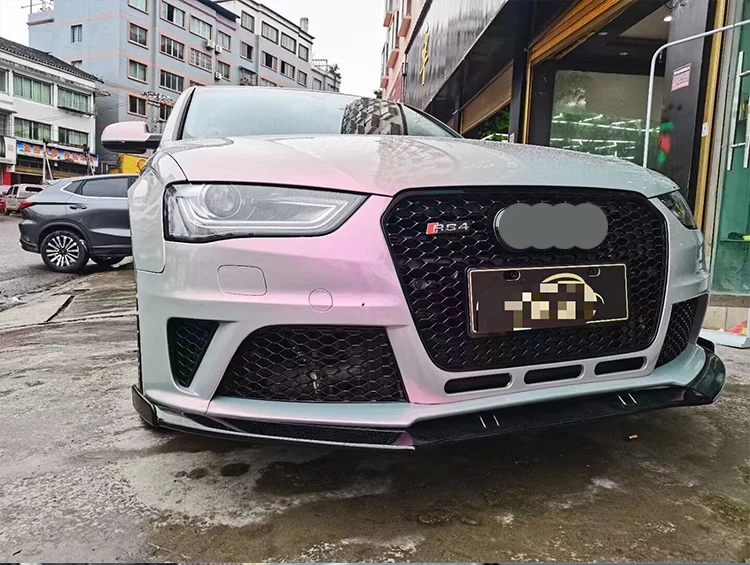 Factory Price A4 Upgrade to RS4 B8.5 Body Kit Front Bumper with Grille for Audi RS4 Car Bodykit 2013 2014 2015 2016