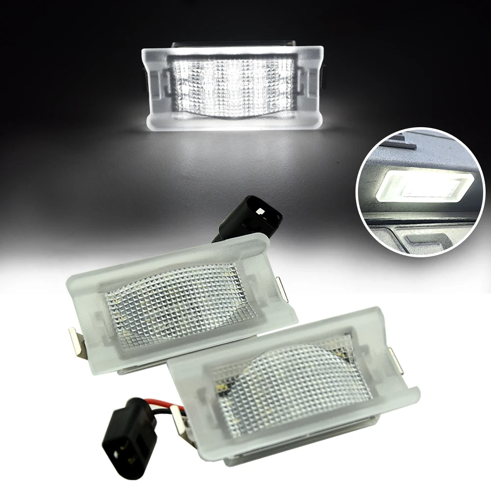 2pieces Durable To Use For BMW E34 Touring (Station-Wagon) 1987-1996 No Error White LED License Plate Light Car Accessories