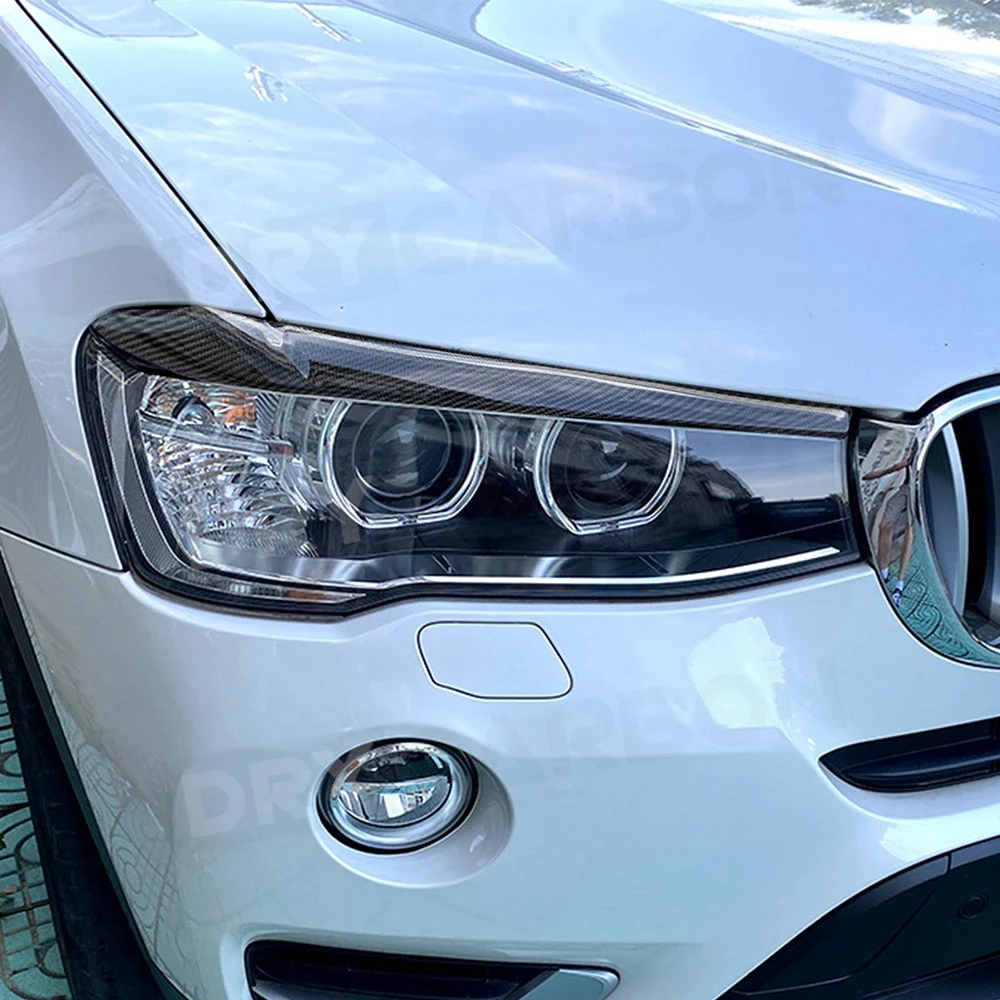 

Накладки на фары (реснички) из карбона для BMW X3 X4 F25 F26 2014-2017 гг.
