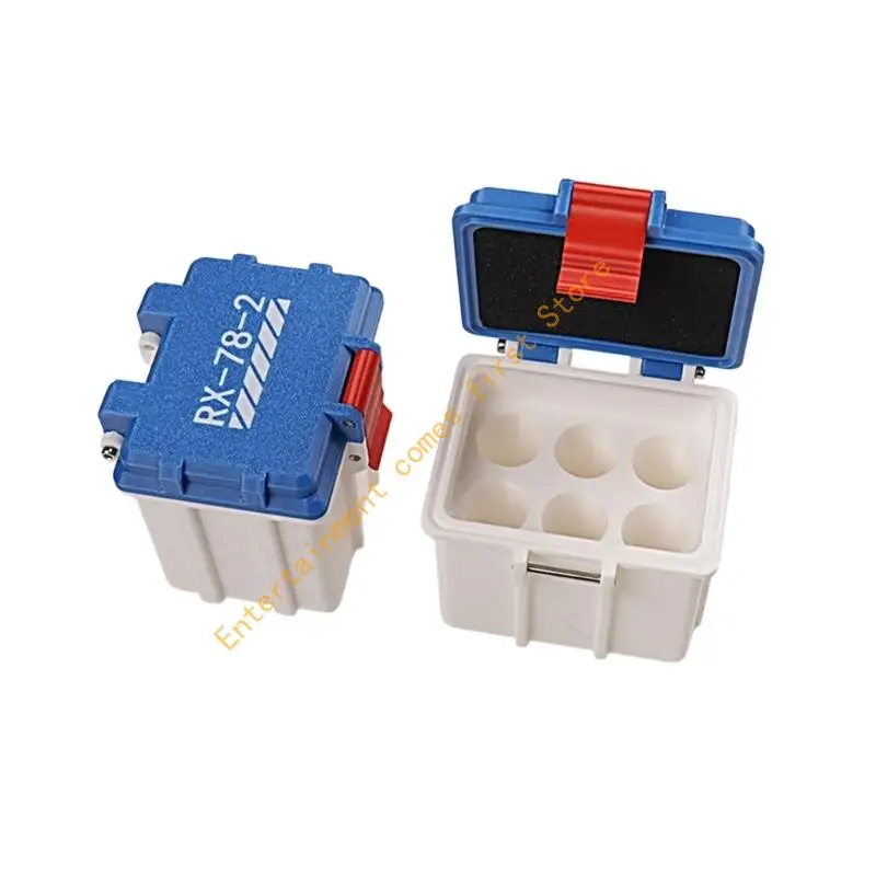 Battery Carry Organizers Box Battery Carry Case with Opaque Top and Closing Lid 55KD