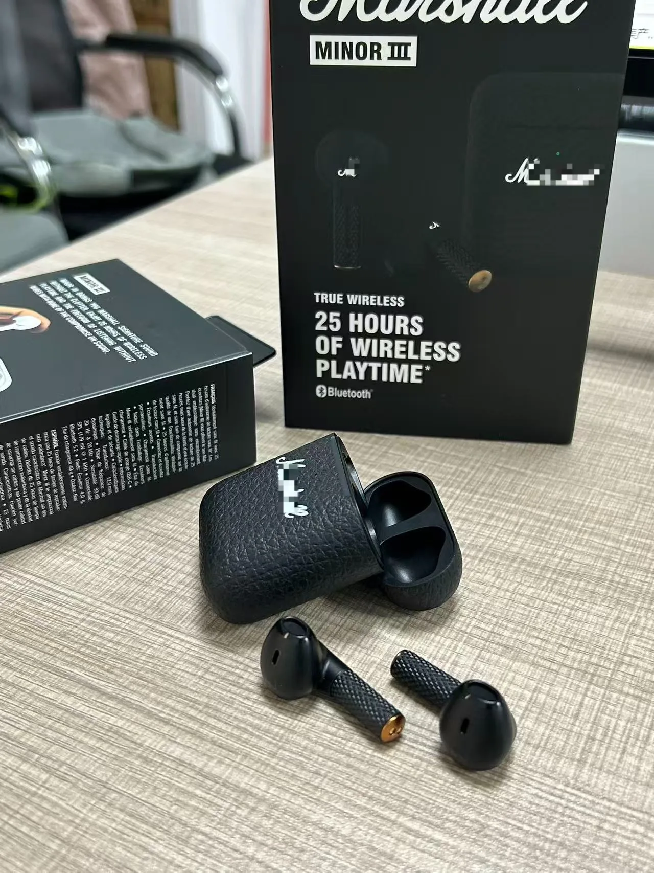 2025 موضة جديدة مارشال سماعات أذن شبه داخل الأذن سماعات بلوتوث لاسلكية صغيرة III الراقية