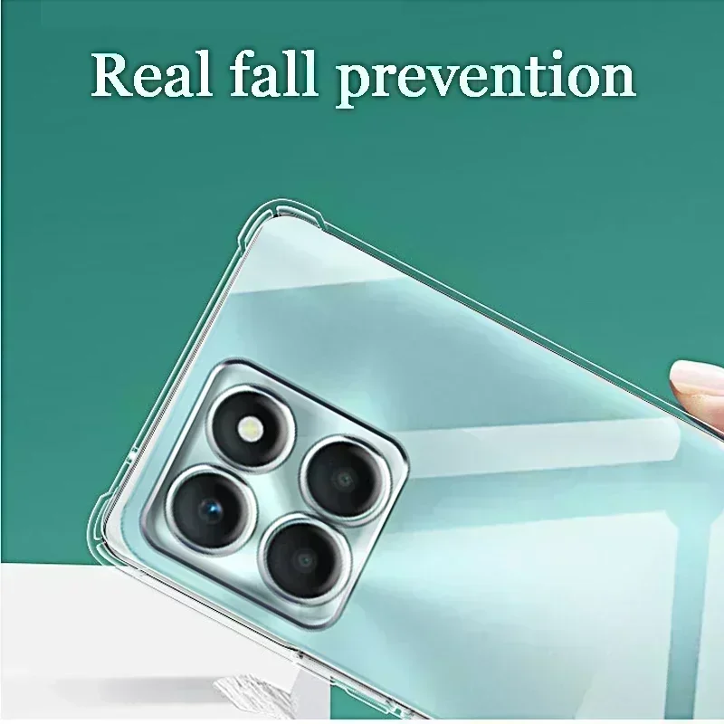 เคสใสบนหัวเว่ย Honor X6a เคส TPU เนื้อนิ่มบางบางแบบซิลิโคน X8a X9a X8 X7 X5 X9 5G 4G