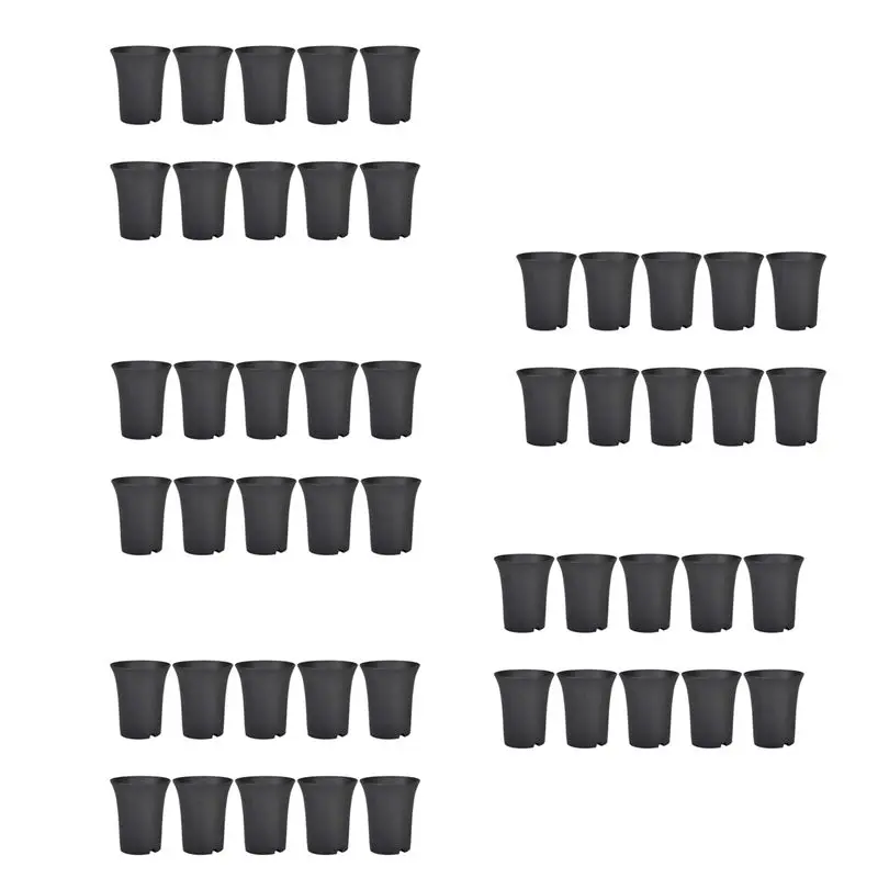 ab11-50pcsblack-round-flower-pots-high-waist-deep-pots-are-perfect-for-indoor-and-outdoor-plants-seeds-vegetables