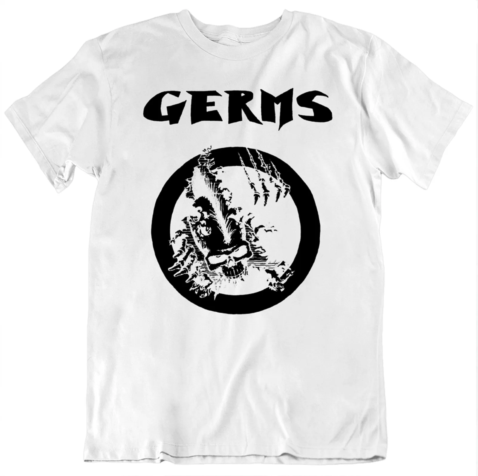 The Germs GI Music Punk Rock T Shirt White Size S M L 234XL EG630