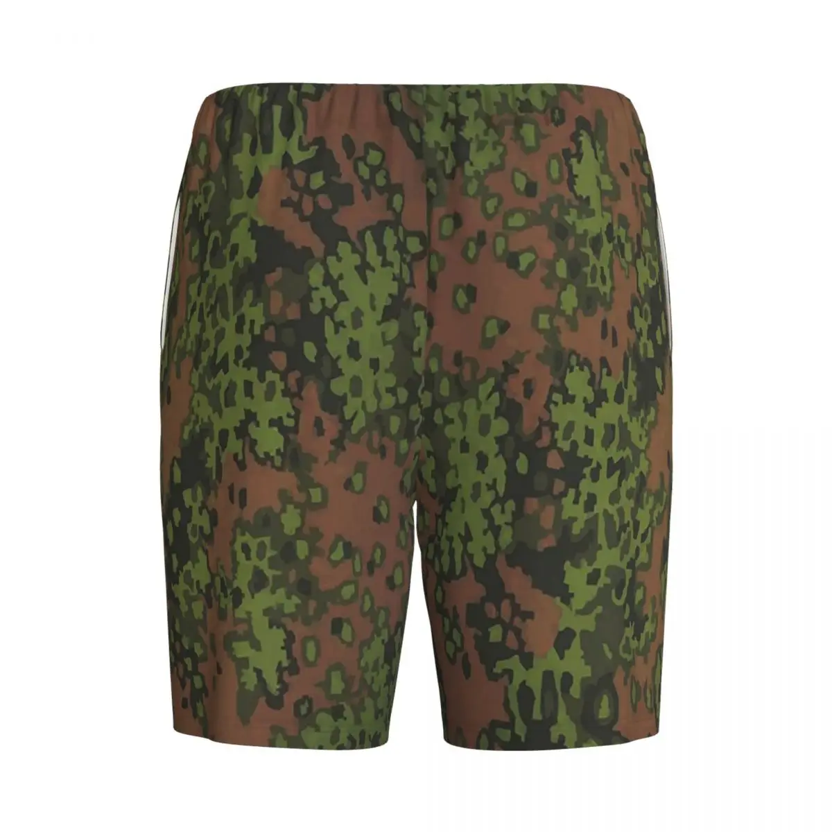 Splintertarn German WW2 Camouflage Army Military Camo Shorts Sleeping Pants Men Pajama Pants Lounge Sleep Sleepwear Bottoms view 2